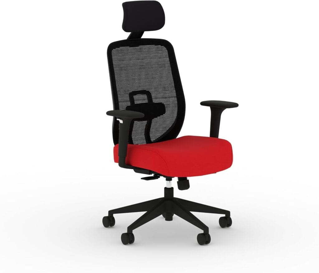 HON Altern Ergonomic Office Chair with Headrest-Ruby