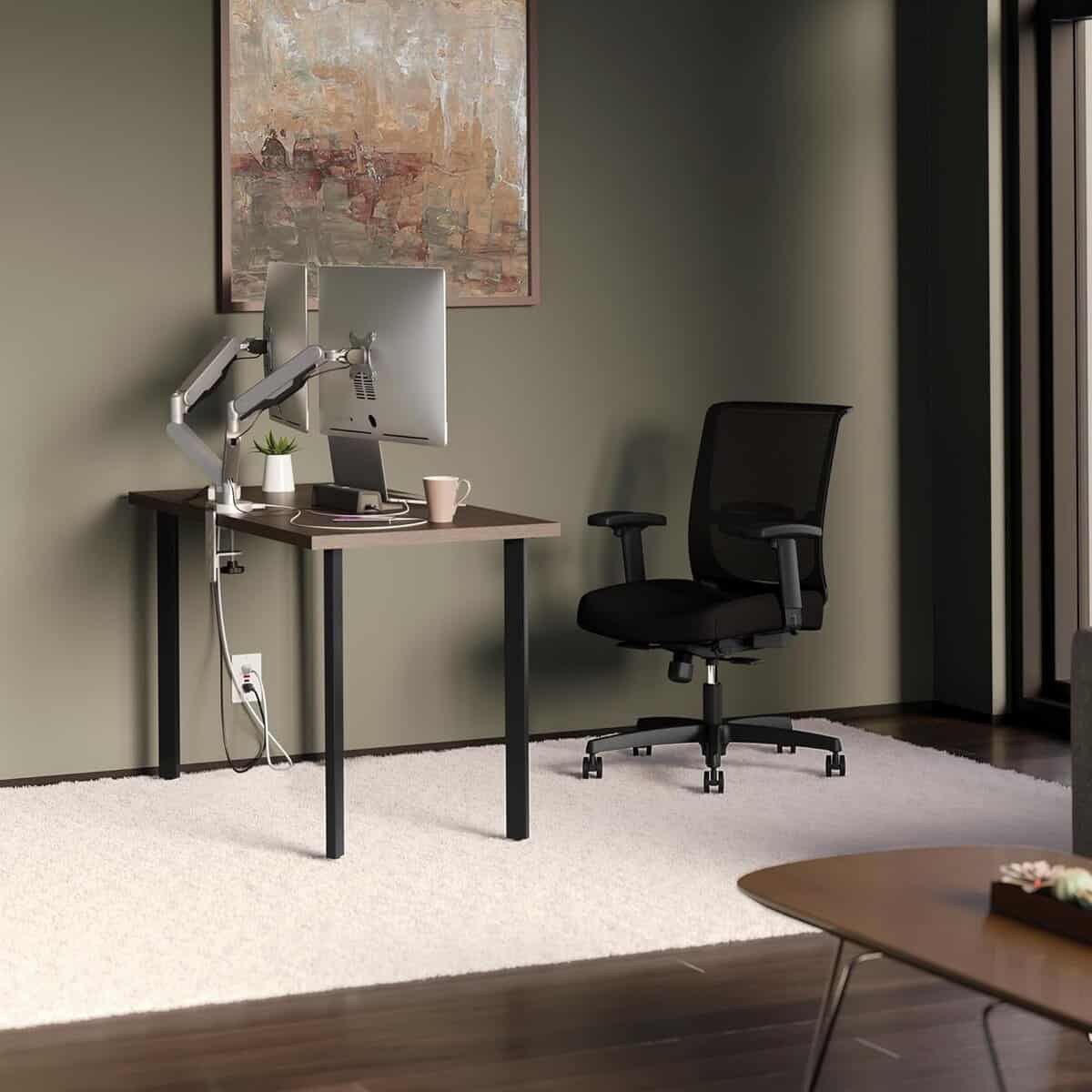 HON Coze Home Office Desk-Black