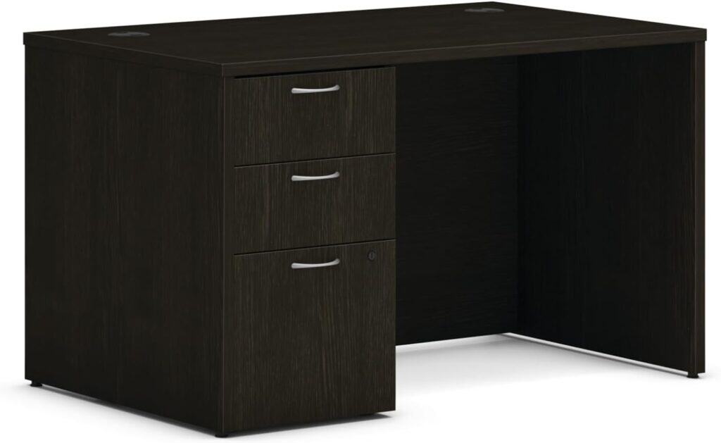 "HON MOD Executive Office Desk-Java Oak