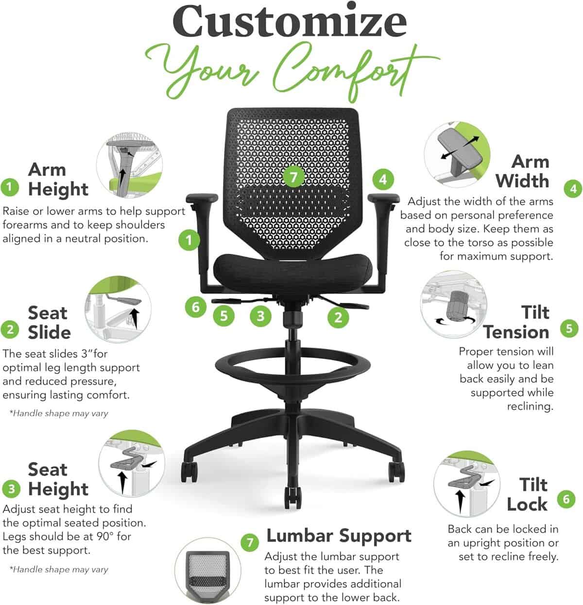 HON Solve Standing Desk Chair