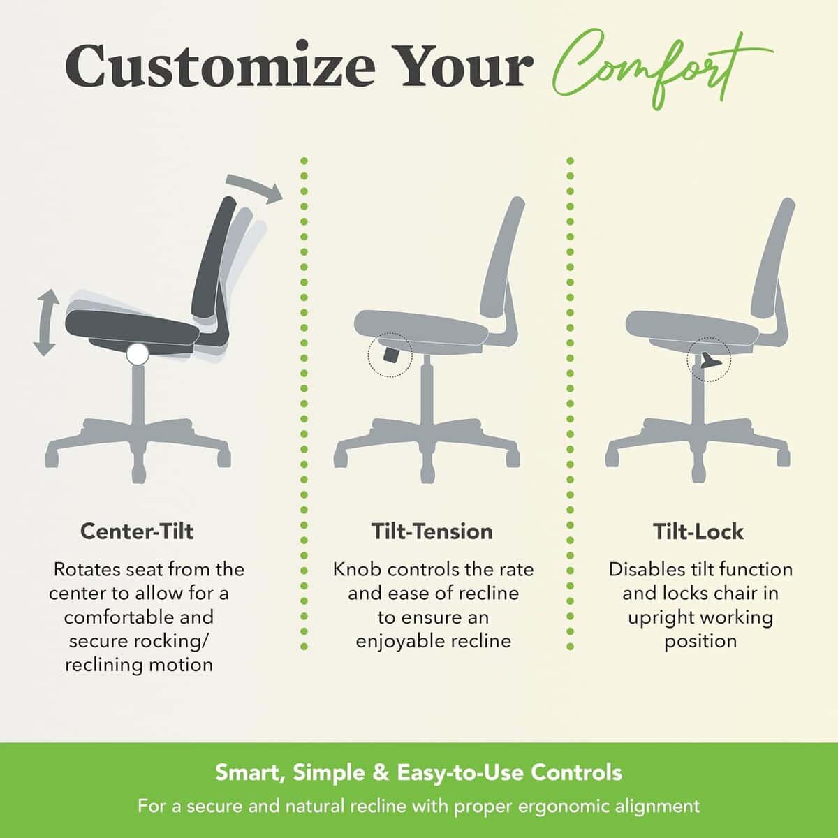 HON Volt Armless Ergonomic Office Chair