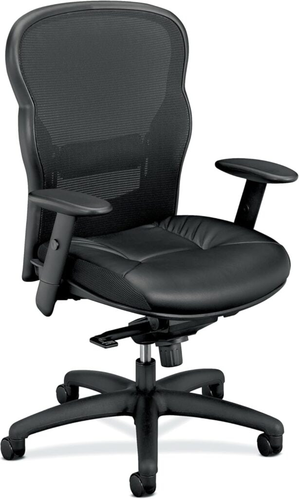 HON Wave High Back Leather Ergonomic Office Chair