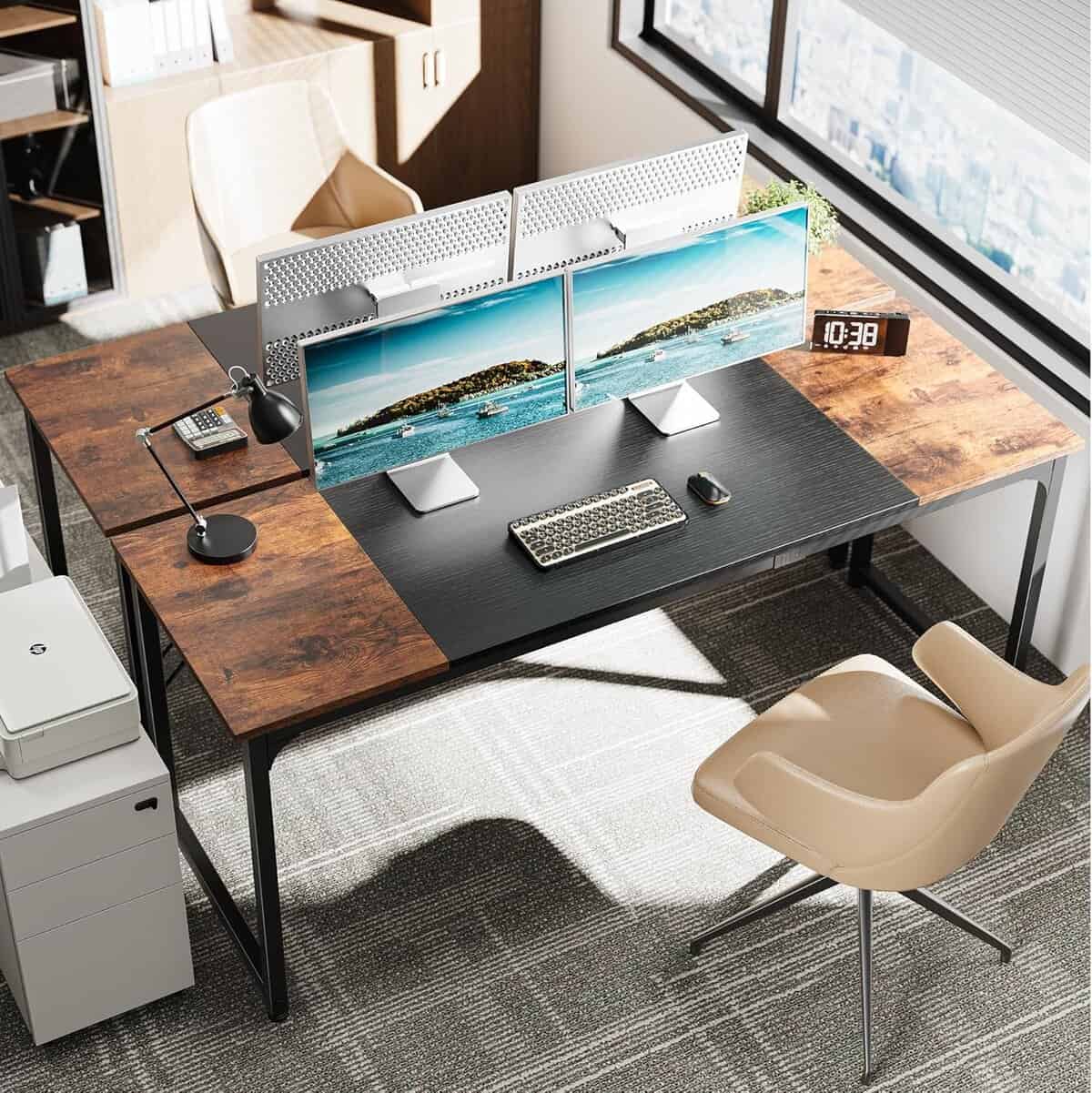 Huuger 70-Inch Computer Desk