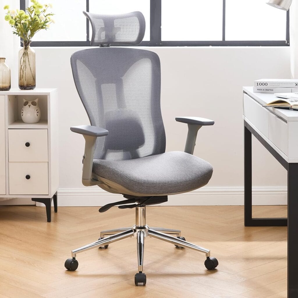 LuxErgo Ergonomic Office Chair-Grey