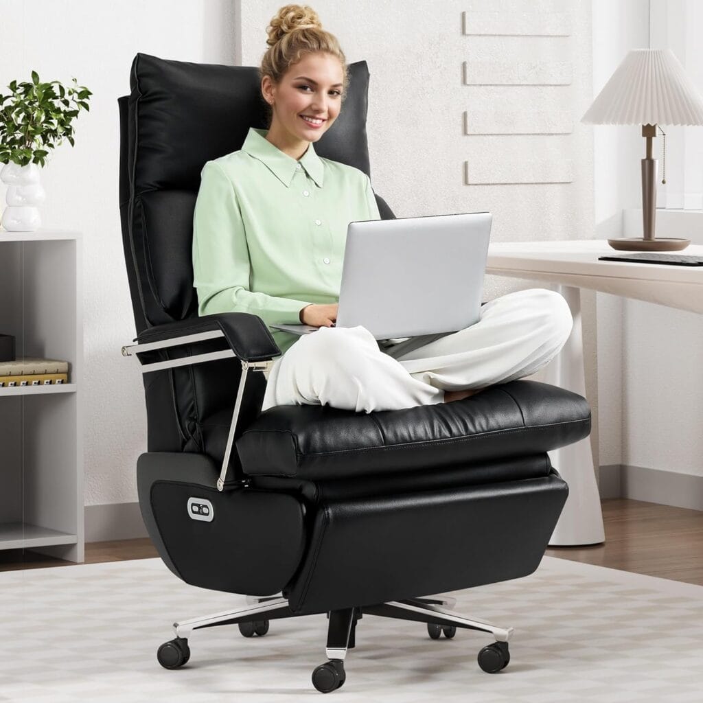OKUP Dual Motor Electric Executive Office Chair-Black