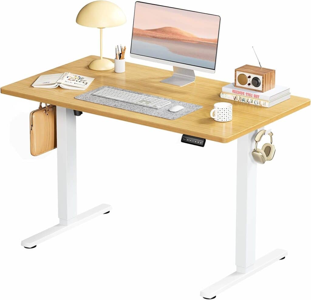 SMUG 40x24 Inch Adjustable Height Electric Standing Desk