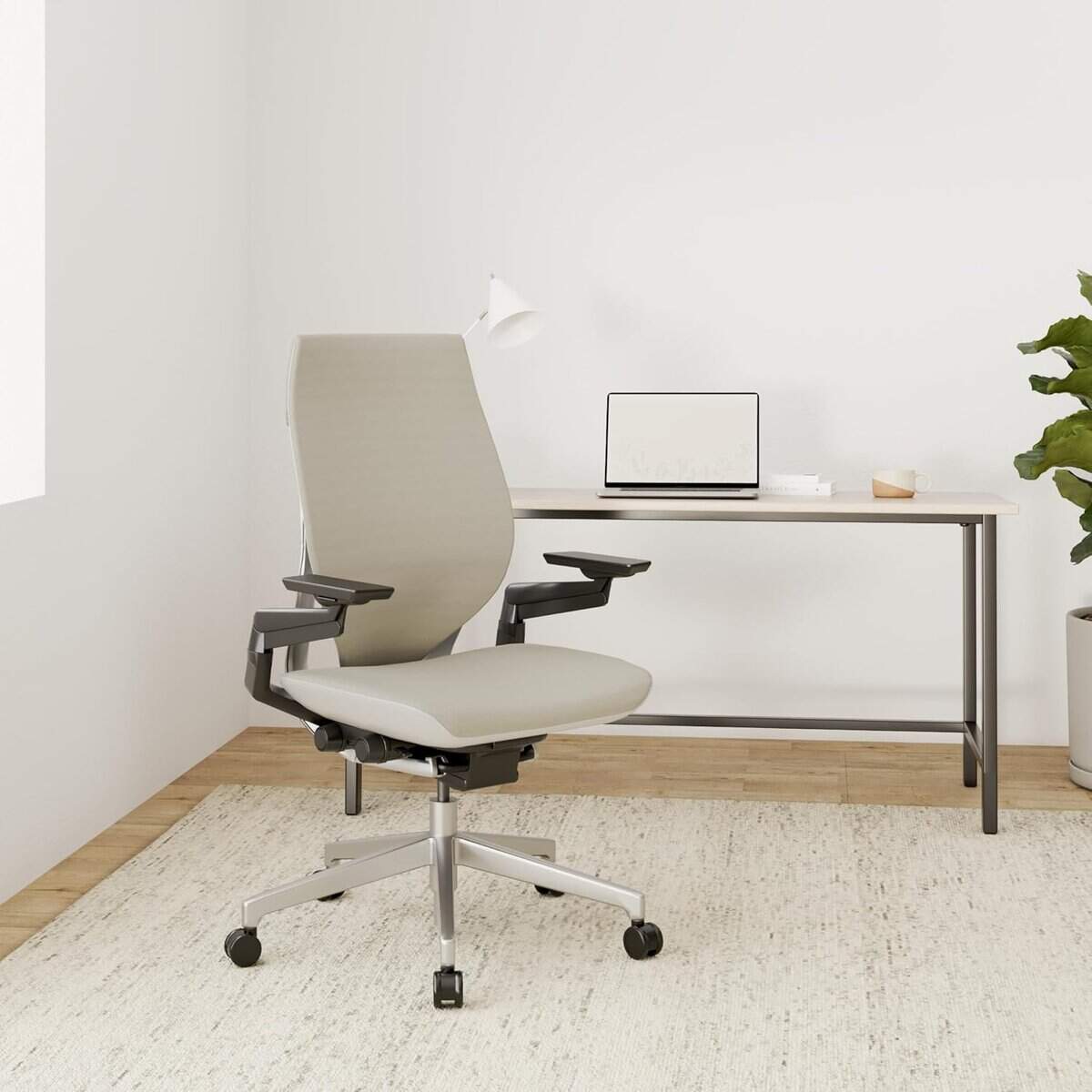 Steelcase Gesture Ergonomic Office Chair-Yellow Fabric