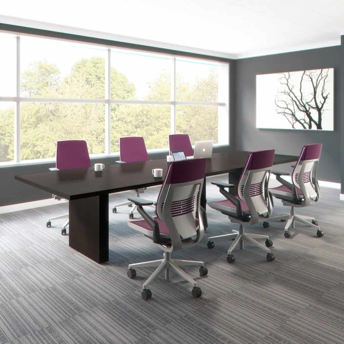 Steelcase Gesture Office Chair-Purple Fabric