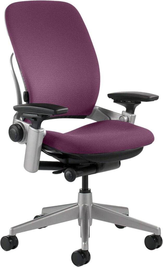 Steelcase Leap Office Chair V2-Purple Fabric