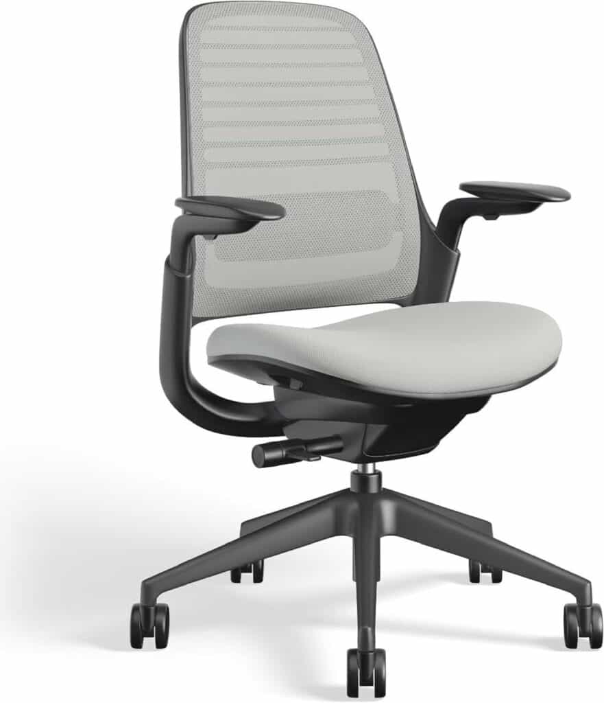 Steelcase Series 1 Ergonomic Office Chair-Nickel