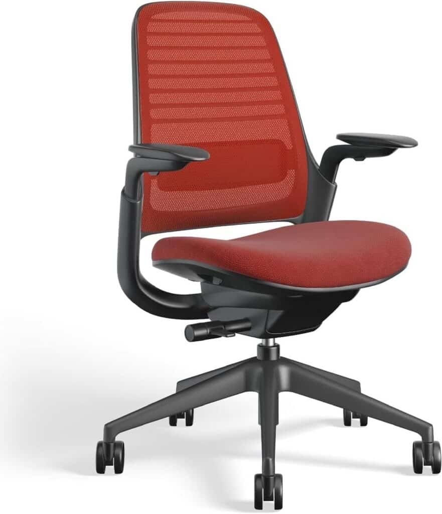 Steelcase Series 1 Ergonomic Office Chair-Scarlet