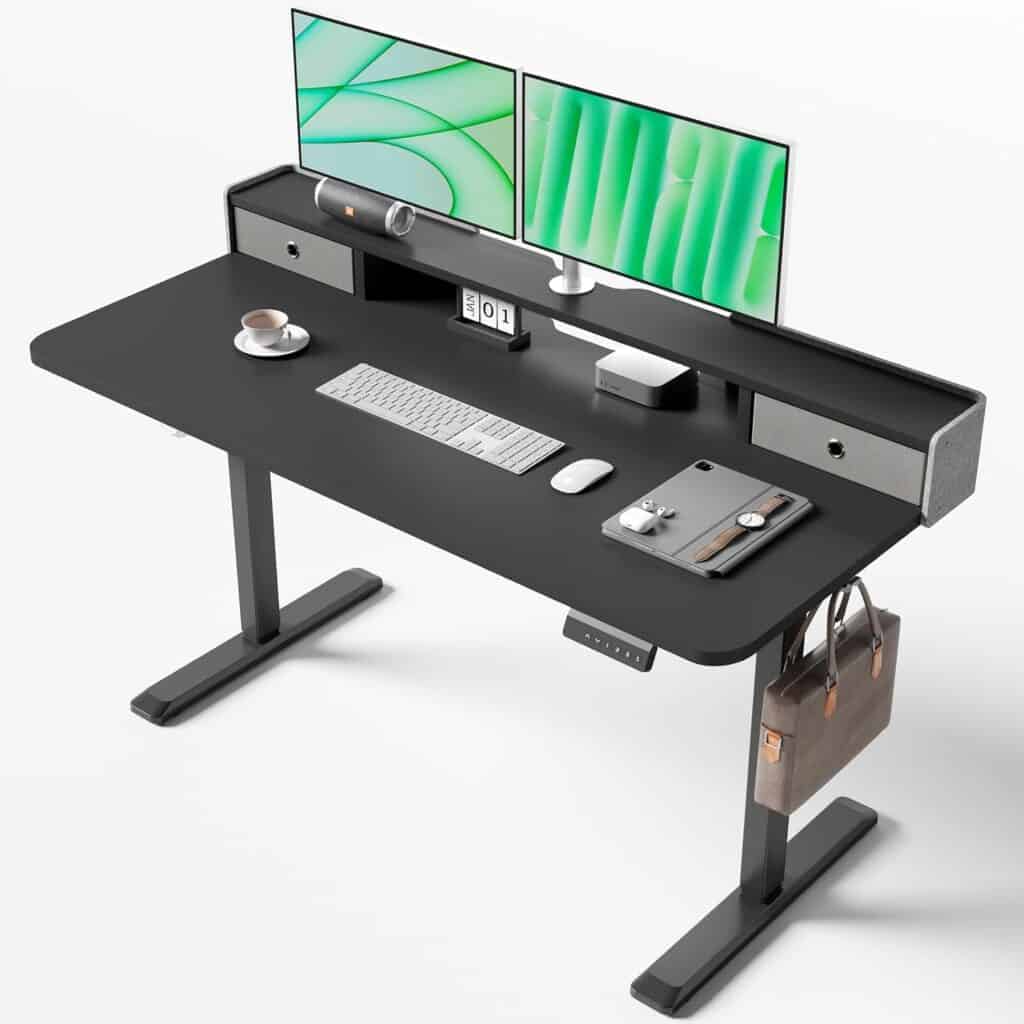 TRALT Electric Standing Desk 48 Inch-Black