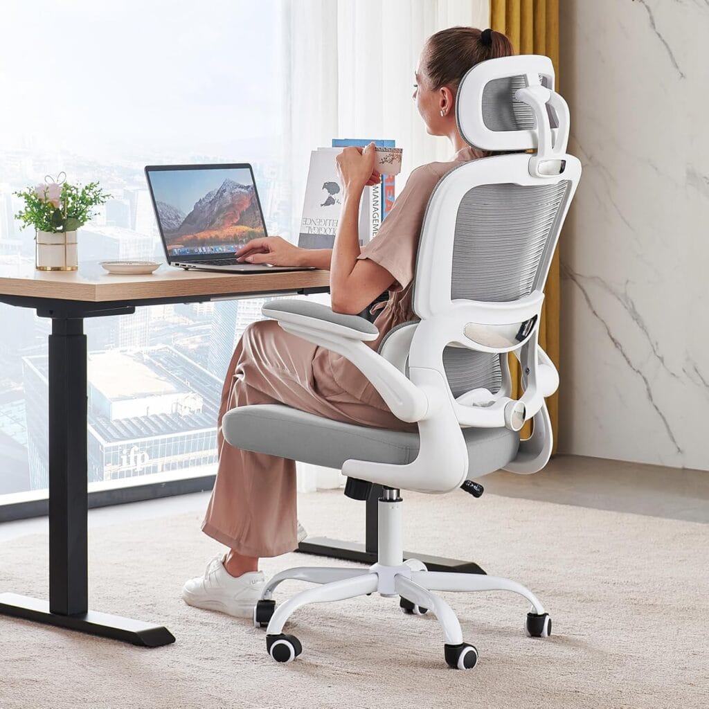 TRALT Ergonomic Office Chair-Grey