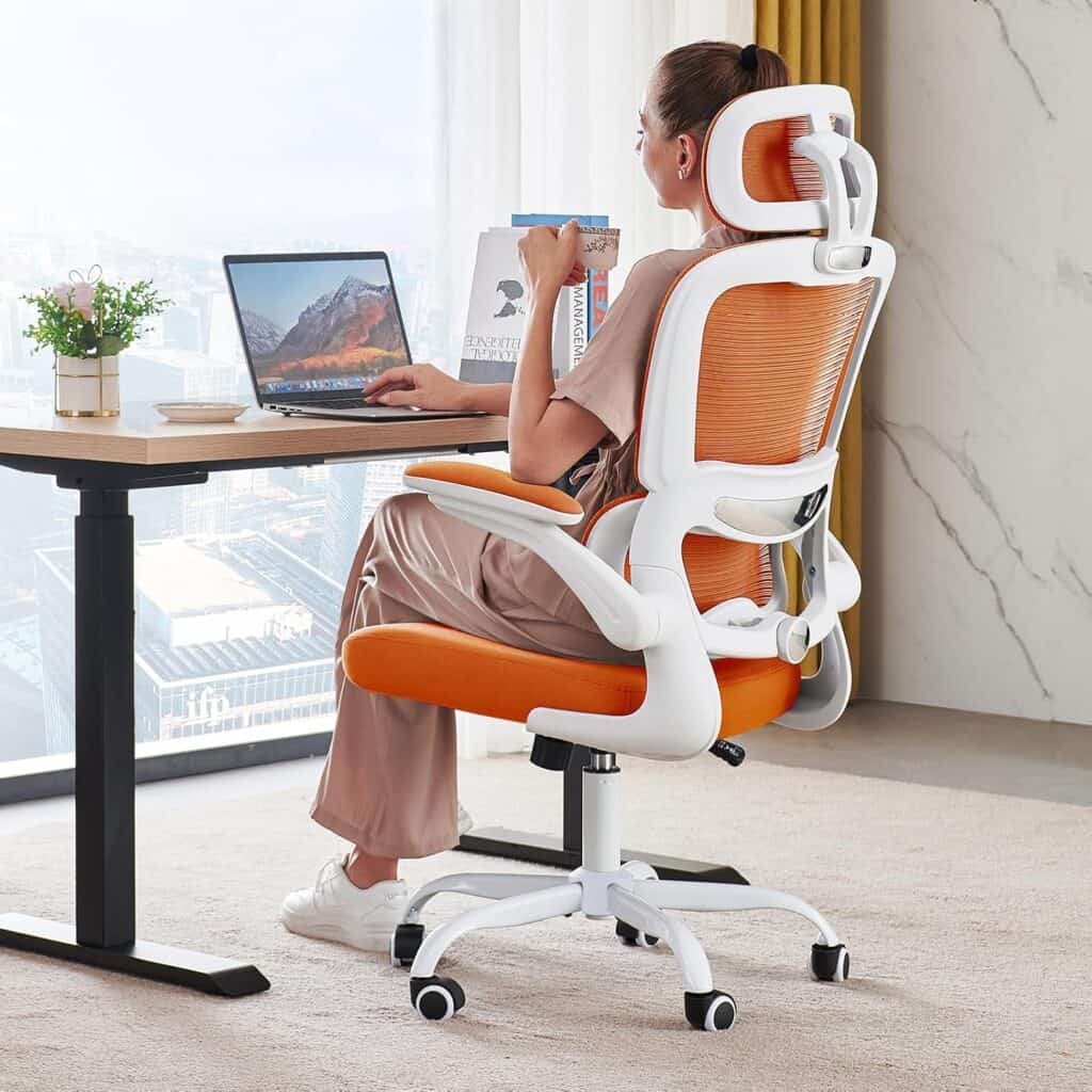 TRALT Office Chair Ergonomic Desk Chair-Orange