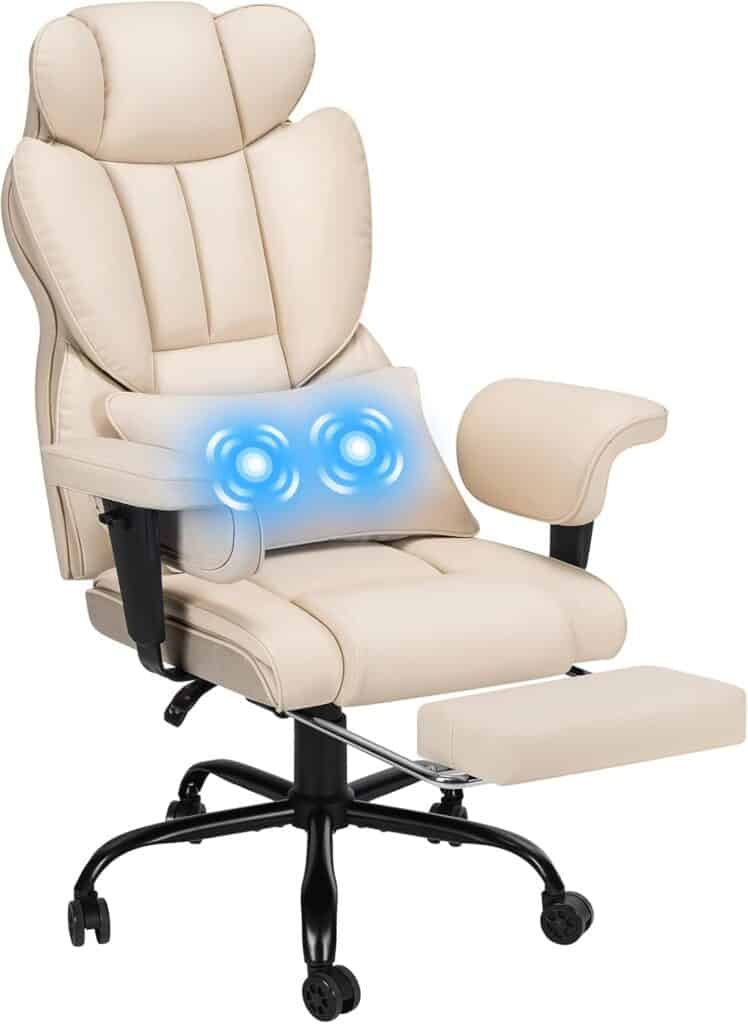 Executive Office Chair Big and Tall-Beige