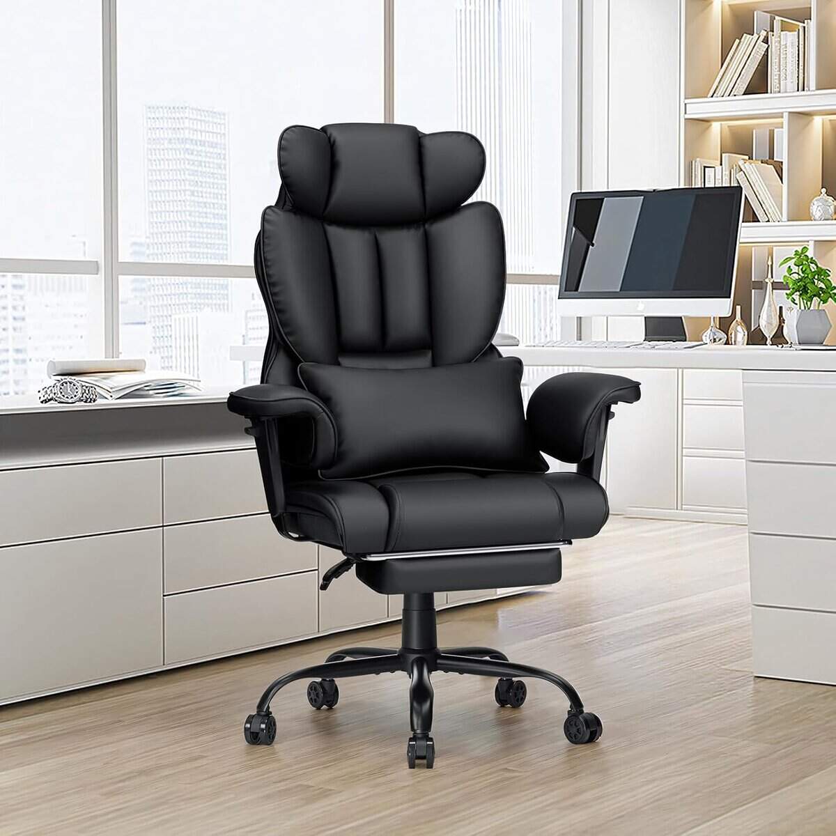 Executive Office Chair Big and Tall-Black