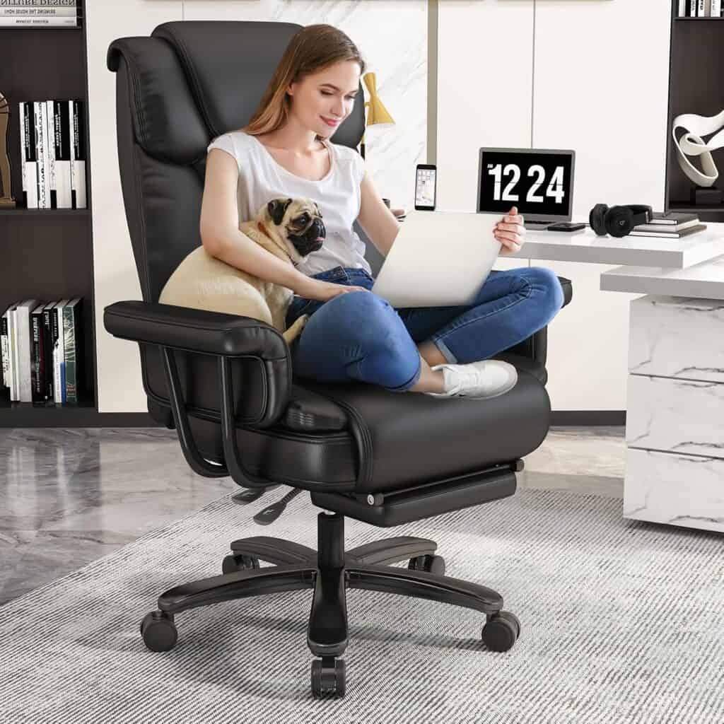 GYI Criss Cross Reclining Office Chair with Wheels