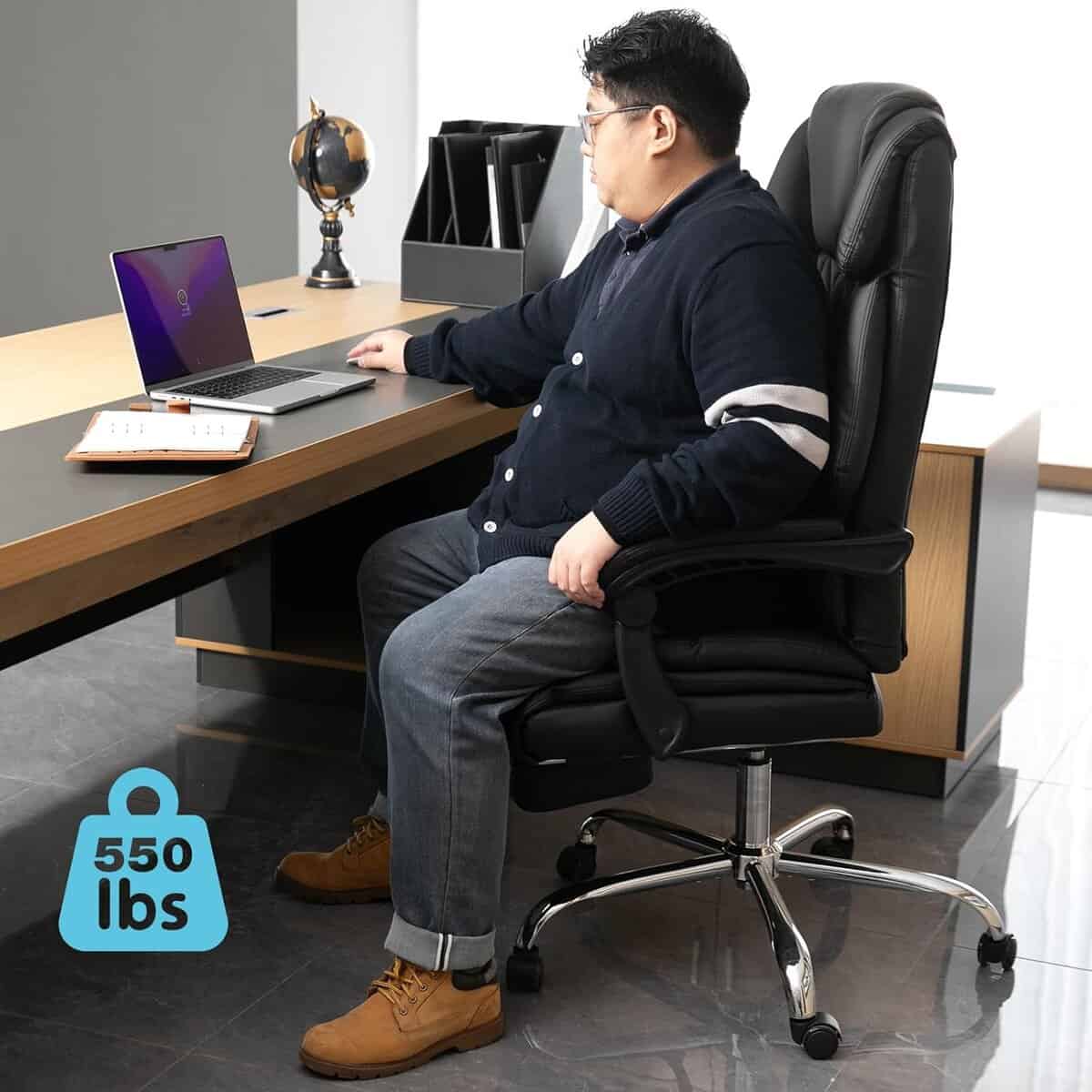 HOFFREE Big and Tall Office Chair 550lbs