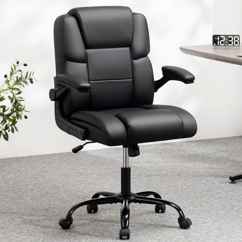 HOFFREE Leather Office Chair for Home & Office