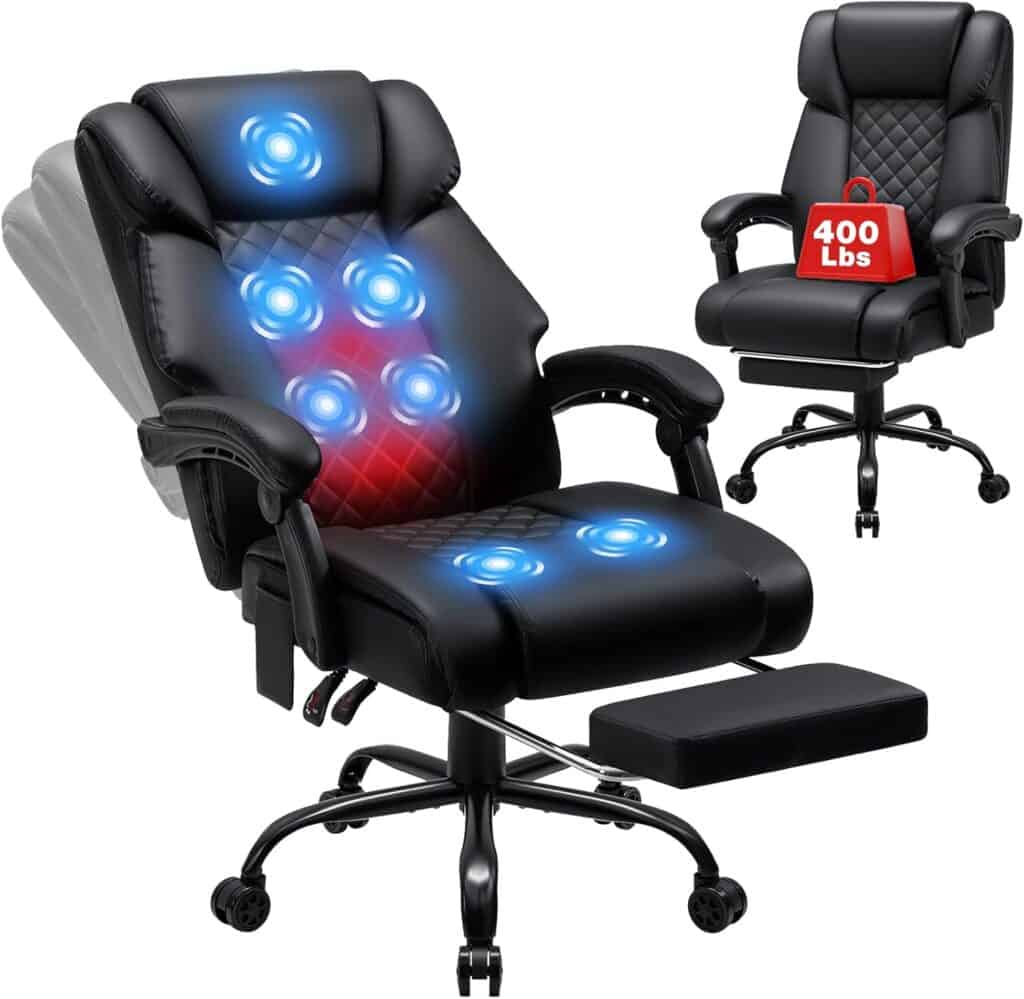 HOFFREE Massage Office Chair with Heat 7 Points