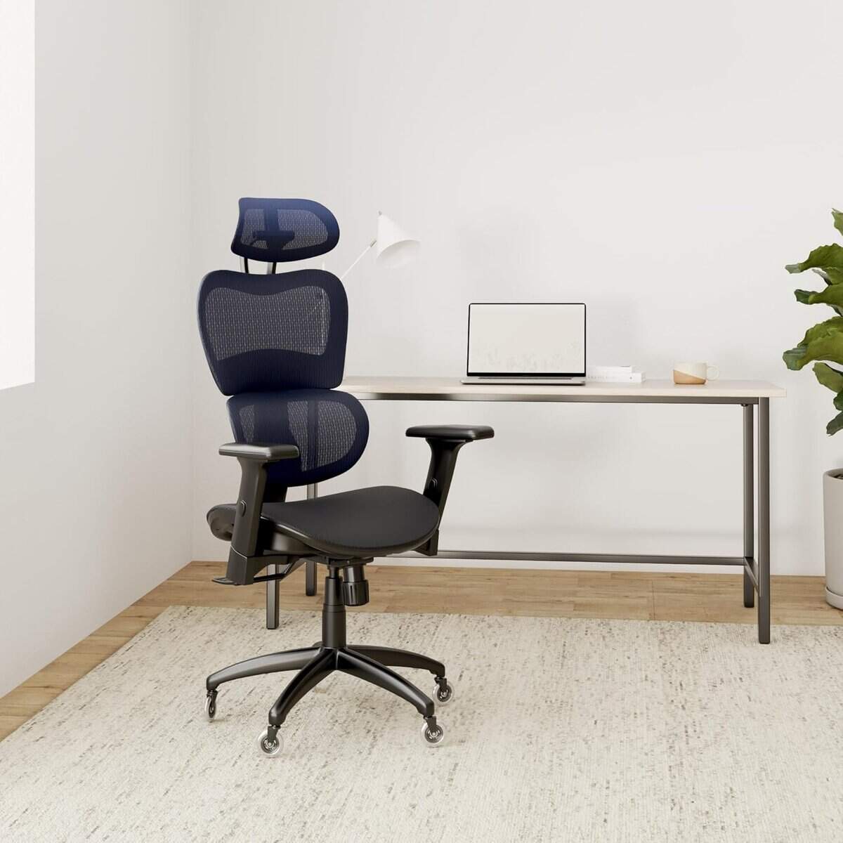 Nouhaus Ergo3D Ergonomic Office Chair-Blue