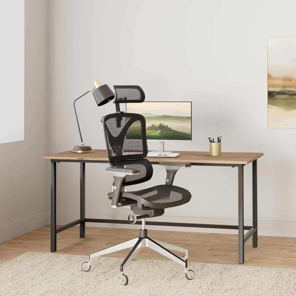 Nouhaus Ergonomic Office Chair Lumbar Support-Black
