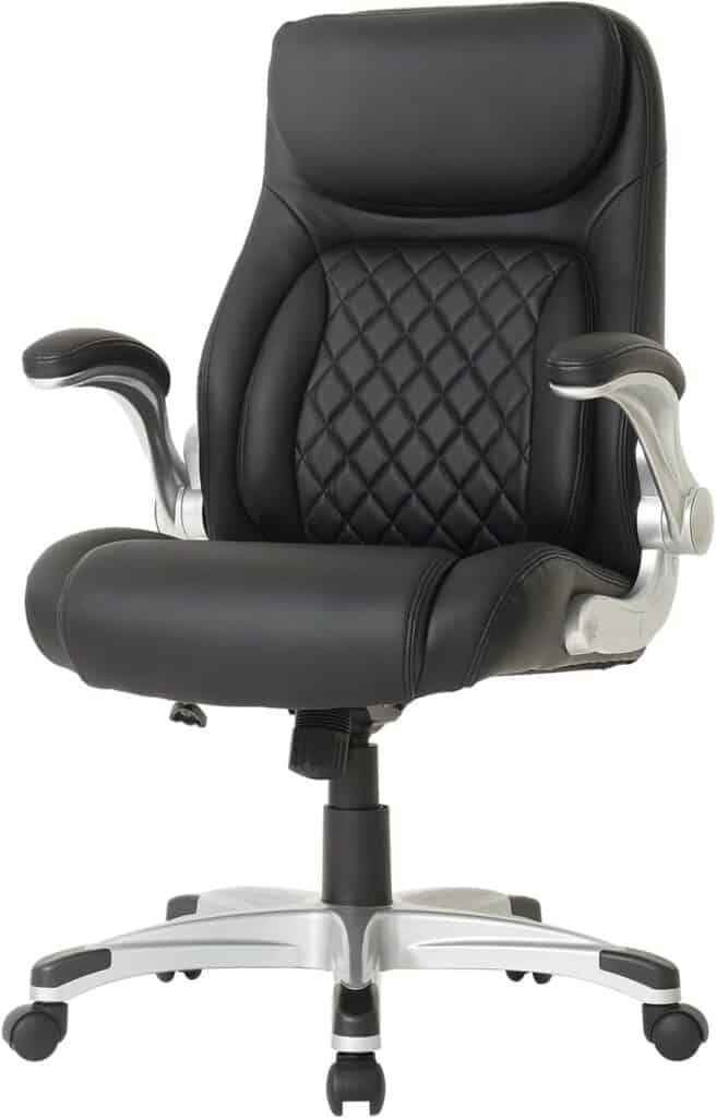 Nouhaus Posture Ergonomic PU Leather Office Chair-Black