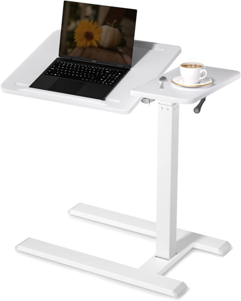 SIHOO D01 Medical Adjustable Tilt Overbed Bedside Table