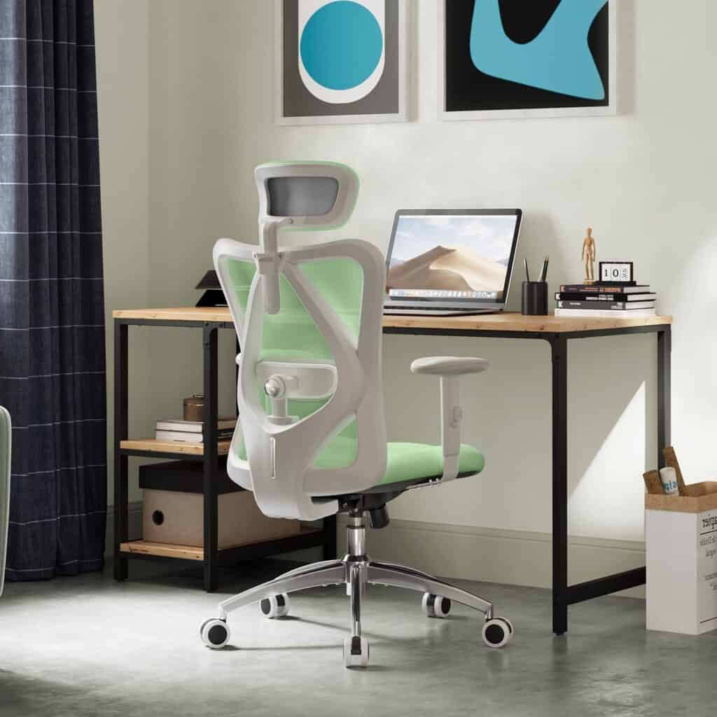 SIHOO M18 Ergonomic Office Chair-Light Green