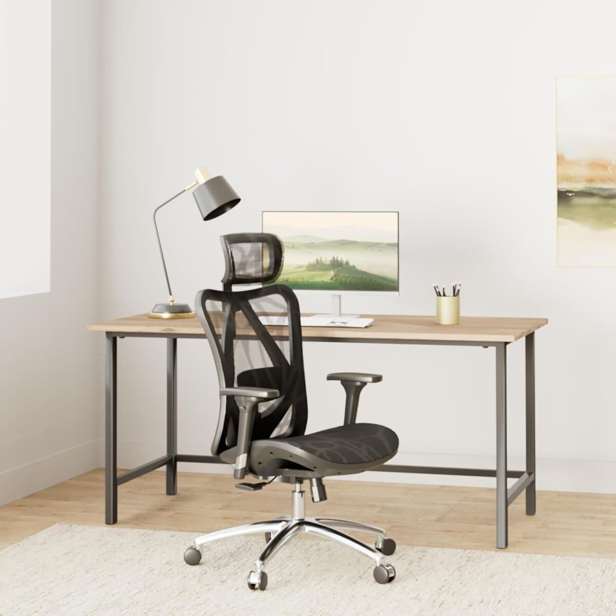 SIHOO M57 Ergonomic Office Chair with 3 Way Armrests