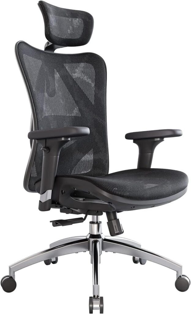 SIHOO M57 Ergonomic Office Chair with 3 Way Armrests